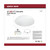 Satco Nuvo 15.75 in. H X 3.74 in. W X 15.75 in. L White LED Ceiling Light Fixture