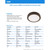 Feit LED 2 in. H X 13 in. W X 13 in. L Brushed Bronze Bronze Ceiling Light