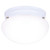 Westinghouse 5 in. H X 8.75 in. W X 8.75 in. L White Ceiling Light