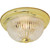 Satco Nuvo 5.5 in. H X 13.25 in. W X 13.25 in. L Polished Brass Ceiling Light