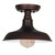 Design House Kimball 7.9 in. H X 11 in. W X 11 in. L Bronze Ceiling Light