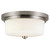 Design House Aubrey 5.8 in. H X 13.8 in. W X 13.8 in. L Satin Nickel Ceiling Fixture