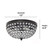 Lalia Home 6.5 in. H X 13 in. W X 13 in. L Bronze Ceiling Light