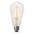 Feit LED Filament ST19 E26 (Medium) Filament LED Bulb Soft White 60 Watt Equivalence 2 pk