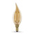 Feit CA10 E12 (Candelabra) LED Bulb Amber 40 Watt Equivalence 1 pk