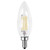 Feit B10 E12 (Candelabra) LED Bulb Soft White 60 Watt Equivalence 2 pk