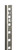 Knape & Vogt Silver Steel Pilaster 23 Ga. 96 in. L 500 lb