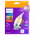 Philips BA11 E12 (Candelabra) LED Bulb Soft White 75 Watt Equivalence 3 pk