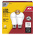 Ace A19 E26 (Medium) LED Bulb Soft White 75 Watt Equivalence 2 pk