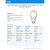 Feit LED Smart A19 E26 (Medium) LED Speaker Bulb Bright White 60 Watt Equivalence 1 pk