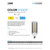 Feit LED Cylinder E26 (Medium) LED Bulb Color Changing 300 Watt Equivalence 1 pk