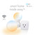 Globe Electric A19 E26 (Medium) Smart-Enabled LED Bulb Kit Tunable White 60 Watt Equivalence 3 pk