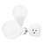 Globe Electric A19 E26 (Medium) Smart-Enabled LED Bulb Kit Tunable White 60 Watt Equivalence 3 pk