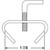 Prime-Line Silver Steel Handrail Bed Frame Clamp 1/4 inch Ga. 1.25 in. L 20 lb