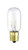 Westinghouse 25 W T8 Tubular Incandescent Bulb E17 (Intermediate) Warm White 1 pk