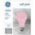GE 100 W A19 A-Line Incandescent Bulb E26 (Medium) Pink 2 pk