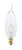 Satco 25 W CA8 Decorative Incandescent Bulb E12 (Candelabra) Warm White 2 pk