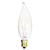 Satco 15 W CA9 Chandelier Incandescent Bulb E12 (Candelabra) Soft White 2 pk