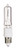 Satco 75 W T4 Specialty Halogen Bulb 1,250 lm Warm White 1 pk