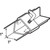 Prime-Line Silver Steel Handrail Bed Frame Clamp 1 inch Ga. 1 in. L 20 lb