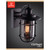 Globe Electric Vintage 1-Light Natural Black Turner Wall Sconce