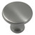 Laurey Kensington Round Cabinet Knob 1-3/8 in. D .85 in. Brushed Satin Nickel 1 pk