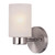 Westinghouse Sylvestre 1-Light Brushed Nickel Gray Wall Sconce