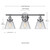 Globe Electric Parker 3-Light Chrome Wall Sconce