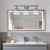 Globe Electric Parker 3-Light Chrome Wall Sconce