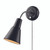 Globe Electric Ramezay 1-Light Matte Black Modern Wall Sconce