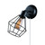 Globe Electric Verdun 1-Light Matte Black Vintage Wall Sconce