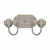 Westinghouse 2-Light Brushed Nickel Metallic Wall Sconce