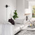 Globe Electric 3 in 1 Hardwire or Plug-In 1-Light Matte Wall Sconce