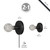 Globe Electric 3 in 1 Hardwire or Plug-In 1-Light Matte Wall Sconce