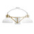 Globe Electric Berkeley 1-Light Polished Brass Wall Sconce