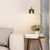 Globe Electric Williams 1-Light Matte Black Wall Sconce