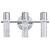 Westinghouse 3 Chrome Gray Wall Sconce