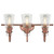 Westinghouse Ashton 3-Light Washed Copper Wall Sconce
