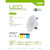 Feit LED Retrofits Gloss White 5 in. W Metal LED Retrofit Recessed Lighting 7.2 W