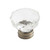 Laurey Kristal Round Cabinet Knob 1.75 in. D 55 mm Satin Nickel 1 each