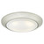 Westinghouse Brushed Nickel Metallic 5.5 in. W Steel LED Canless Recessed Downlight 15 W