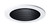 Halo Gloss Black/White 4 in. W Plastic Baffle Trim