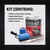 Herculiner Black Truck Bed Coating Kit 1 gal