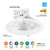 Globe Electric Value Pack White 6 in. W Plastic LED Canless Recessed Downlight 11 W
