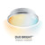 Globe Electric DuoBright 4.6 in. H X 13.4 in. W X 13.4 in. L White LED Ceiling Light Fixture