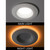 ETI Color Preference Matte White 6 in. W LED Recessed Downlight with Nightlight Trim 11 W