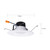 Satco Nuvo White 5-6 in. W Plastic LED Retrofit Recessed Lighting 9 W