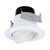 Halo LA4 Series Matte Warm White 4 in. W LED Adjustable Retrofit Kit 8.6 W