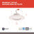 Juno Matte White 4.95 in. W Plastic LED Recessed Downlight 10.2 W