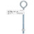 Hampton 1/4 in. X 4 in. L Zinc-Plated Steel Eyebolt Nut Included